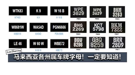 馬來西亞車牌查詢|2023年马来西亚车牌怎么看和怎么查？ – 燕窝研究所